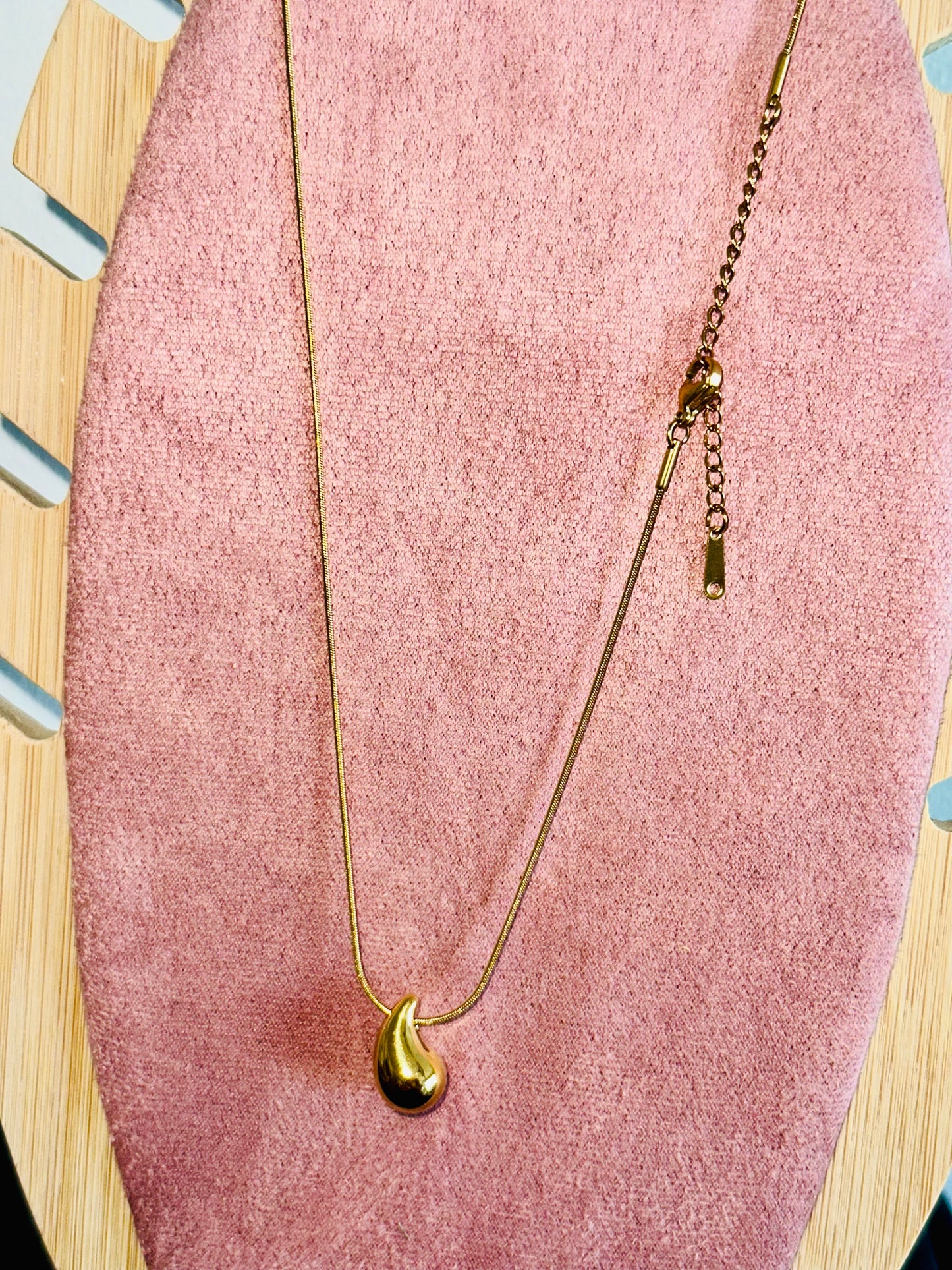 Goutte d eau acier inoxydable