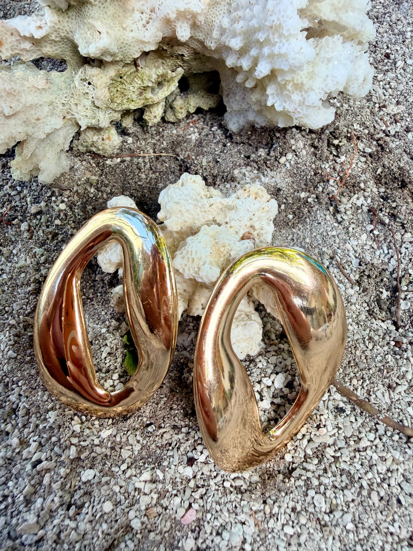 Boucle d’oreille nuage acier inoxydable