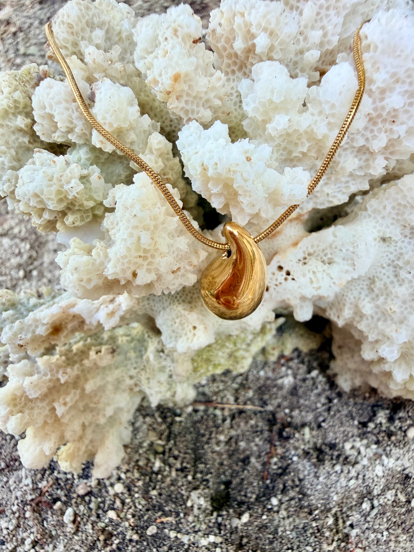 Goutte d eau acier inoxydable