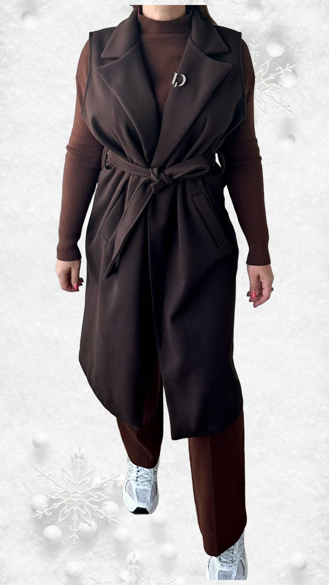 Manteau Adrianna chocolat
