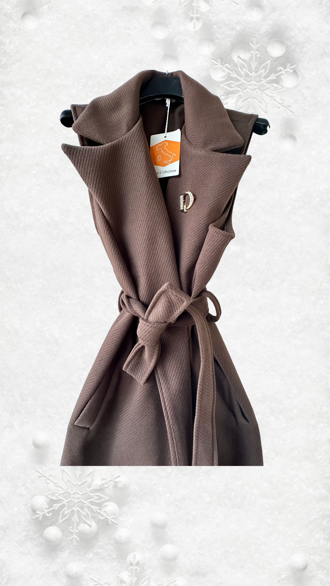 Manteau Adrianna chocolat