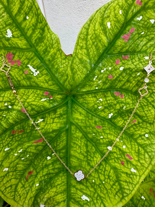 Sautoir, acier, inoxydable et oxyde de zirconium