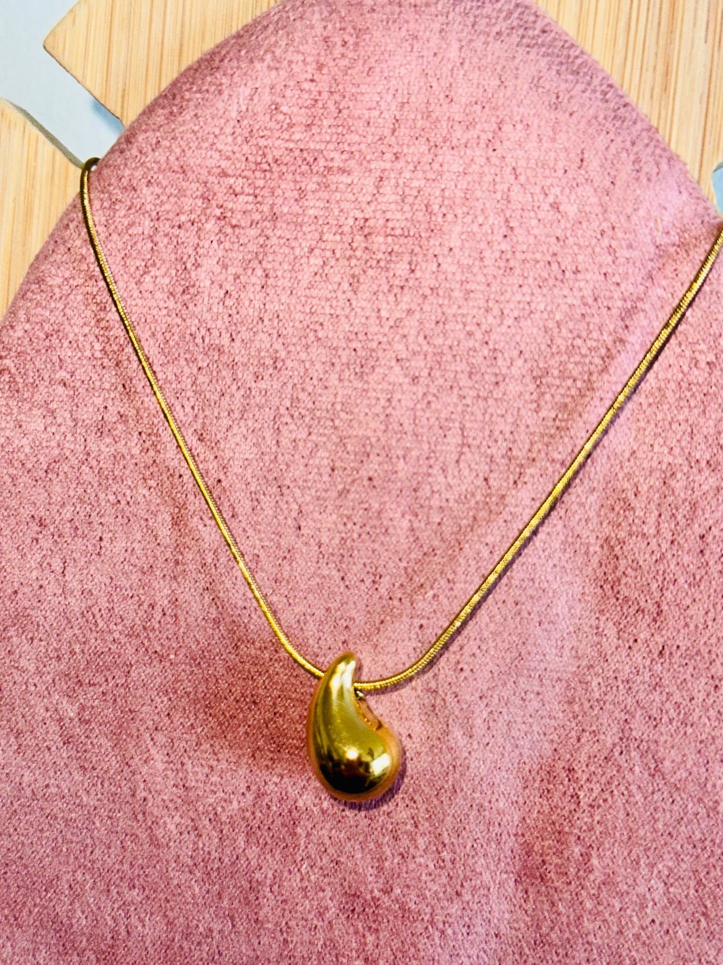 Goutte d eau acier inoxydable