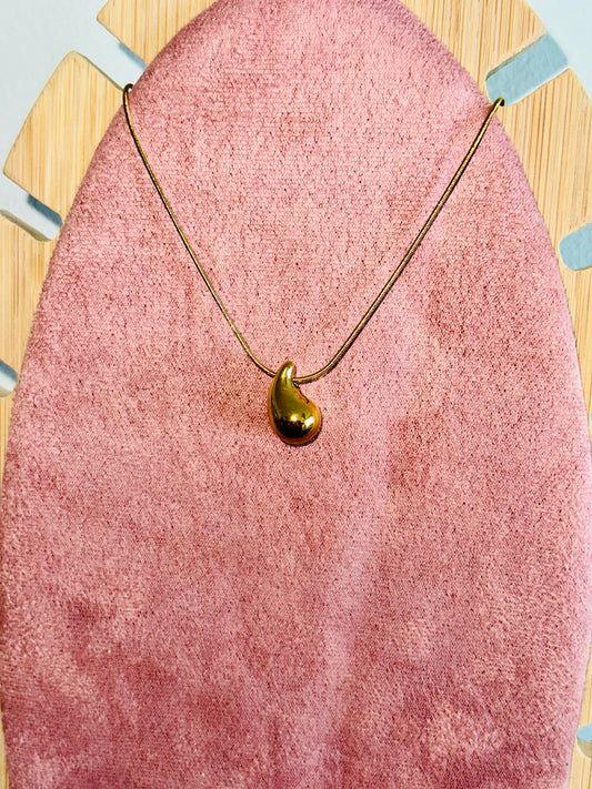 Goutte d eau acier inoxydable