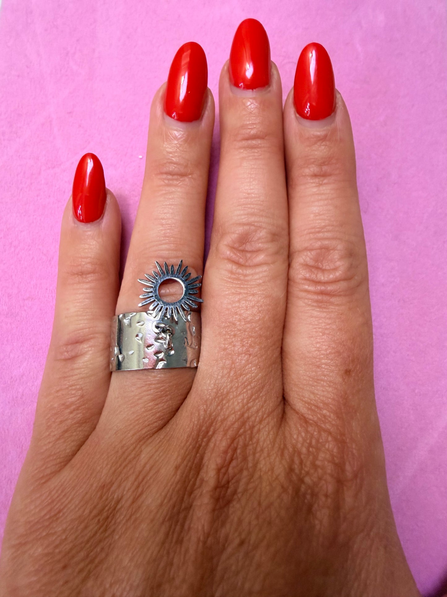 Bague acier inoxydable réglable